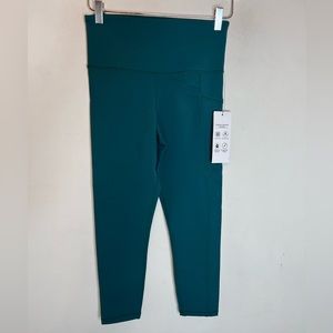 Glyder High Waist Pocket Leggings Green Size S